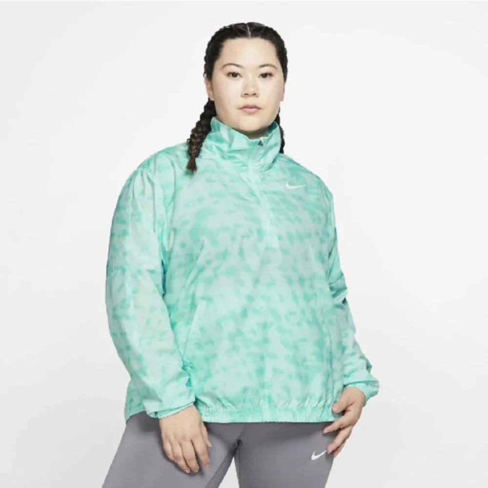Nike Dri-Fit 1/2 Zip Printed Running Jacket - Size 1X - Picture 2 of 13